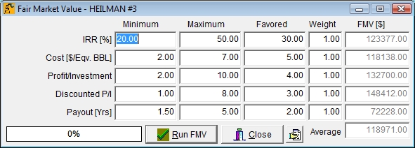 Fair Market Value Form